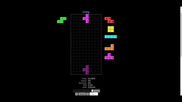 Insane RNG downstack Tetris(Combo into 2 PCs)