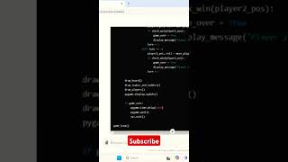 ChatGPT made this Snake and ladder game #python #code #coding #puzzle #ai #chatgpt