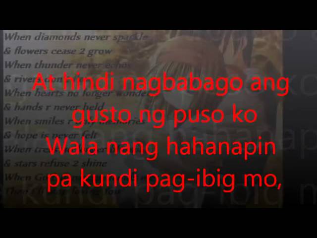 hindi magbabago :-)