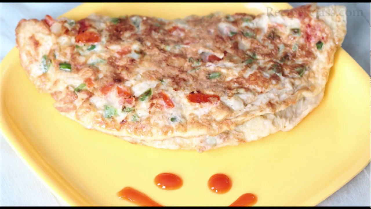 Vegetable Omelet Recipe How to make Easy BreakFast Omelet Vegetable