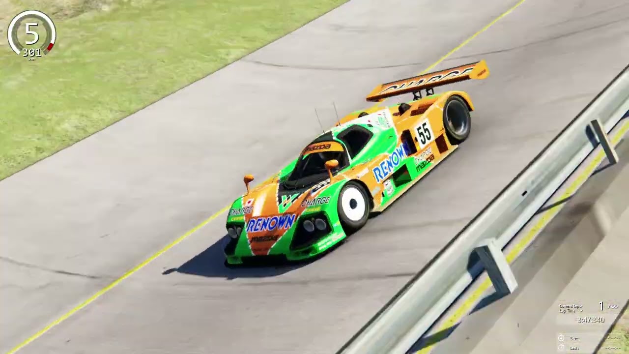 monza full track day MAZDA 787B - YouTube