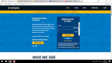 BitGuild - BLOCKCHAIN GAMING  PLATFORM (ICO REVIEW)