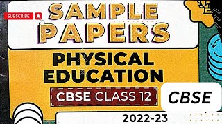 Physical education sample paper 2023 class12 | solved questions paper for CBSE board exams p.ed screenshot 2