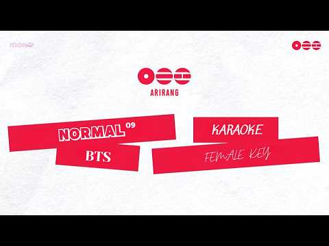 [KARAOKE FEMALE KEY] BTS (방탄소년단) - NORMAL