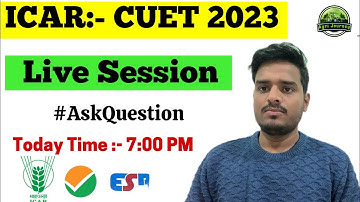 MP PAT / ICAR CUET 2023 Live Class | mp pat exam date 2023 | pat exam कब होगा ??? ‼️ #askquestion