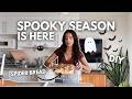 FALL VLOG: clothing haul, DIY HALLOWEEN decor & spider bread 🕷️(week in my life vlog)