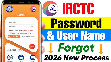 Irctc password forgot 2026 | irctc user id forgot | irctc forgot password | forgot irctc password