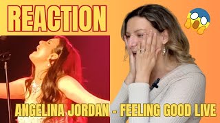 THE VOCALS!!! 😨 ITALIAN REACTS to ANGELINA JORDAN - Feeling Good LIVE!!!