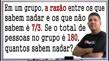 PROBLEMA COM RAZÃO E PROPORÇÃO - VUNESP - Prof Robson Liers - Mathematicamente