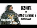 AMD 7900 XTX vs Death Stranding 2 at 4K w/RT - PICO/FSR3/Int8 FSR4