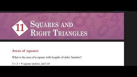 STD 7 MATHS CHAPTER 11 SQUARES AND RIGHT TRIANGLES PAGE  149 NEW SYLLABUS 2024