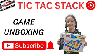 Tic Tac Stack Game Unboxing Video