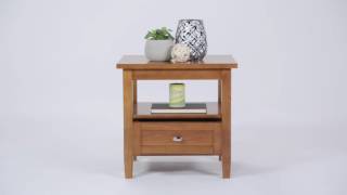 Simpli Home Warm Shaker End Tables