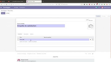 Tuto vidéo : Créer un enquête satisfaction avec le module Sondages d
