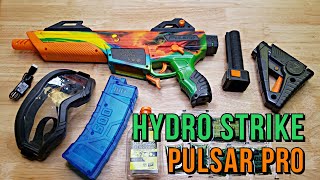 What's In The Box?! HYDRO STRIKE PULSAR PRO Gel Blaster Unboxing and Review - Compare to Splatrball