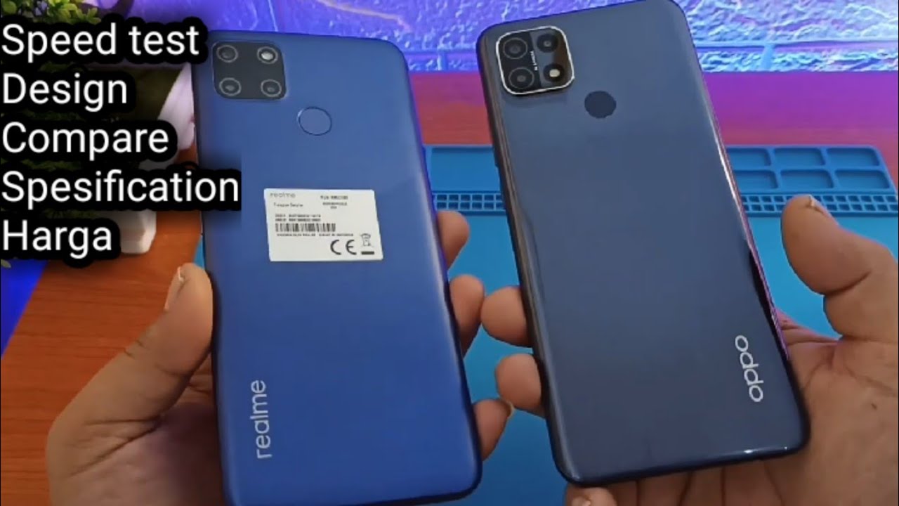 oppo A15 vs realme C12 bagus mana?? Design and speed test YouTube
