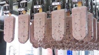 Awesome Shor Malai Ice Cream Automatic Production Line inside the Factory