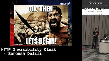 HTTP Invisibility Cloak by Soroush Dalili