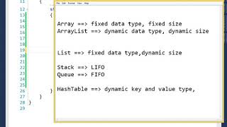 16.  HashTable And Dictionary