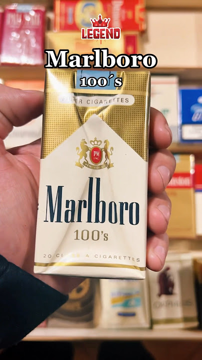 Old cigarettes MARLBORO 100's Philip Morris Inc. #collector #collection #zbierka