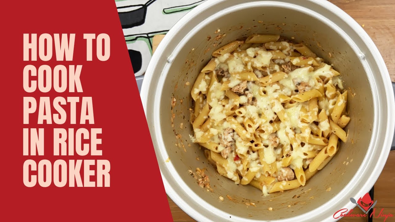 How to Cook Pasta in a Rice Cooker | EASY Rice Cooker Pasta Recipe - YouTube