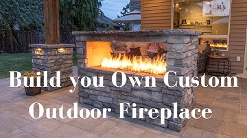 Custom Outdoor Fireplace (Don