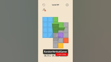 Folding Blocks [Level 97] (92/120 Beginner) | Walkthrough #shorts