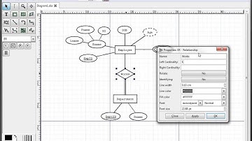 ER Diagrams in Dia Part 9 - Illustrating Cardinality