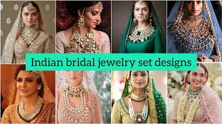 Beautiful Indian bridal jewelry set designs/ latest heavy bridal jewelry designs/wedding jewelry set