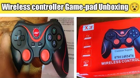 wireless controller 🎮Game-pad x3  new Unboxing 😵 #indrajeetrobinhood #wirelesscontroller