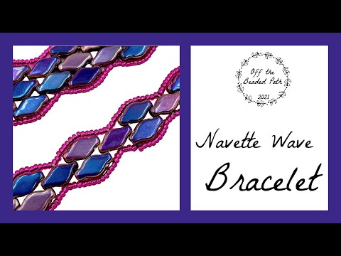 Navette Wave Bracelet Jewelry Making Off The Beaded Path