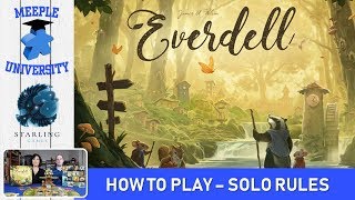 Everdell Board Game – How to Play Solo Rules & Setup (CONCISE Rules addition to multiplayer rules)