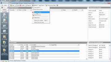 General Ledger and Budgeting