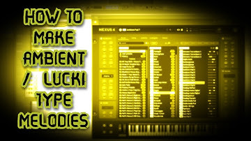 How To Make Simple Ambient / Lucki Type Melodies FROM SCRATCH in 2025 | FL Studio Cookup