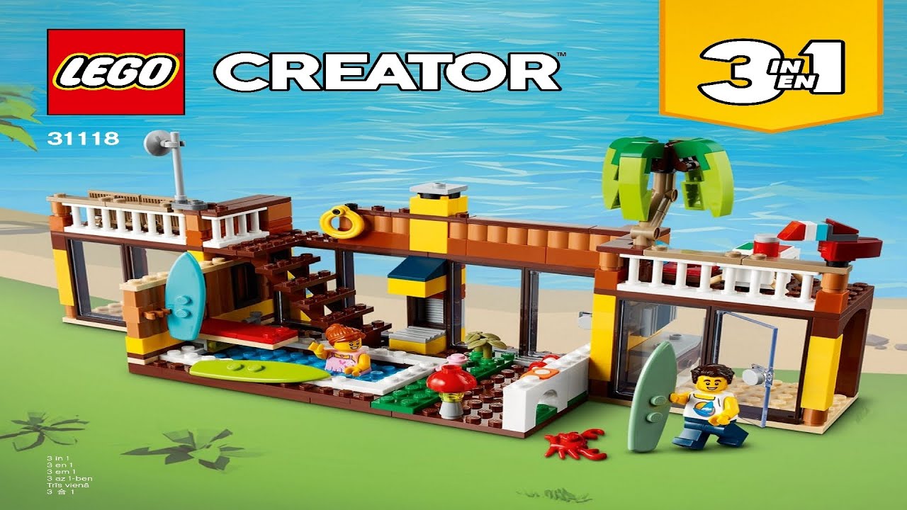LEGO instructions - Creator - 31118 - Surfer Beach House (Book 3)