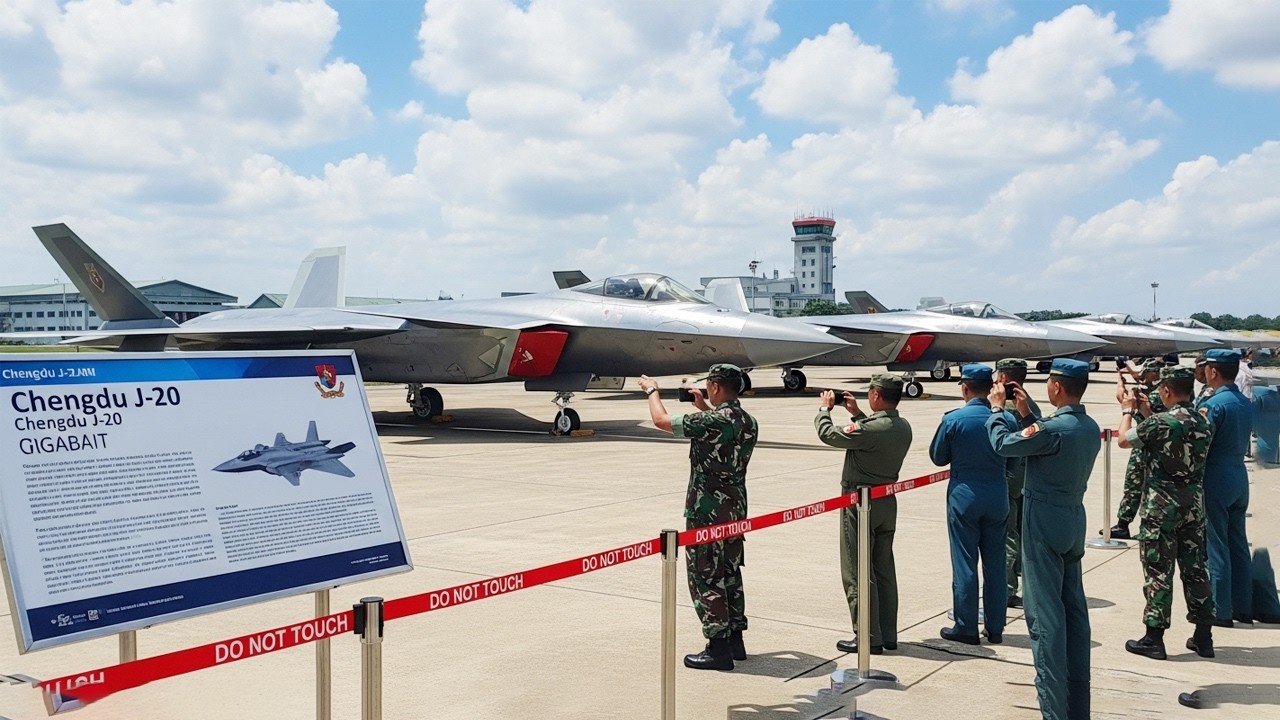 Fakta Terbaru !! Chengdu J-20 China Masuk Radar INDONESIA