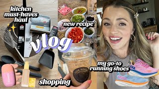 Weekly Vlog: kitchen must-haves haul + shopping + new recipe