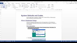 WORD Margins and indents