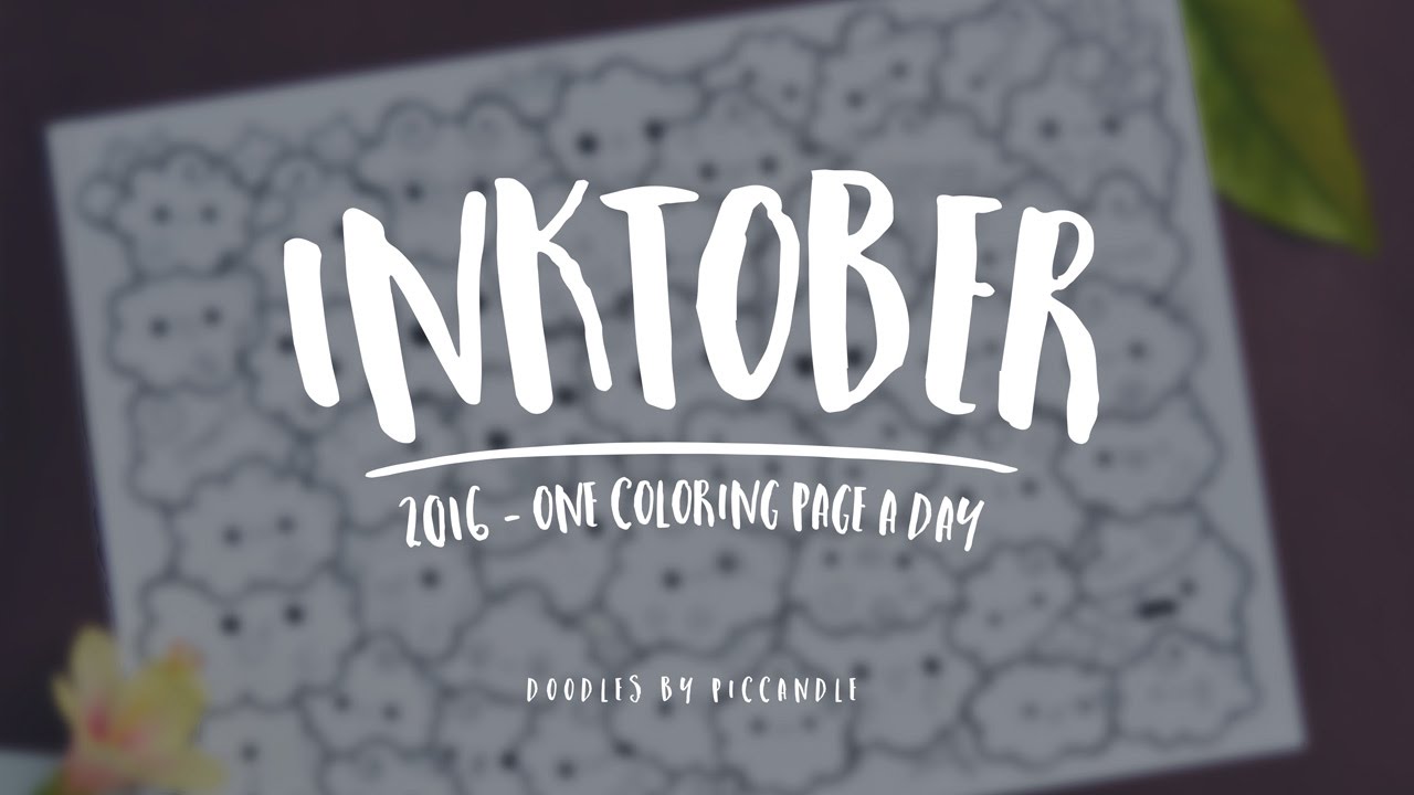 Inktober Week 2 ~ One Coloring Page A Day #inktober
