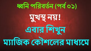 ধ্বনি পরিবর্তন: আদি-মধ্য-অন্ত্য স্বরাগম একবারেই আয়ত্ত করুন।