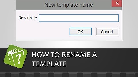 How to rename a template (Step-by-step guide)