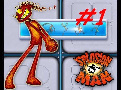Splosion Man - Part 1 - Gameplay Walkthrough - XBox 360 Live Arcade - [HD]