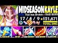 This New Midseason KAYLE ON-HIT BUILD made me RAID BOSS ~ 3shot & 120k  Dmg ⚡ LoL Kayle s13 Gameplay