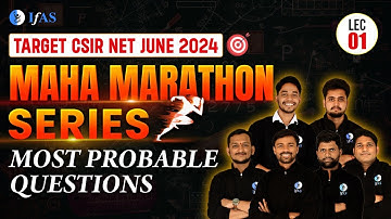Maha Marathon Series | Most Probable Questions | Mathematical Science | CSIR NET JUNE 2024 | Lec-1