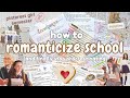 How to romanticize school and STOP PROCRASTINATING✨study motivation, straight A  mindset, pinterest