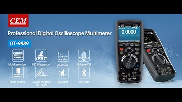 Recommended Star Product CEM DT-9989 Professional Multimeter Color TFT LCD Display with Oscilloscope