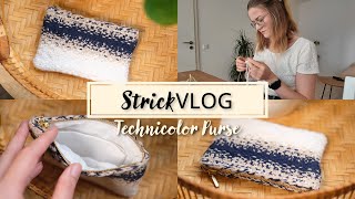 Strickvlog Wie Lange Brauche Ich Für Die Technicolor Purse? Wollgeschichten