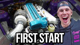 The HKS 3.4L 2JZ Starts For The First Time!