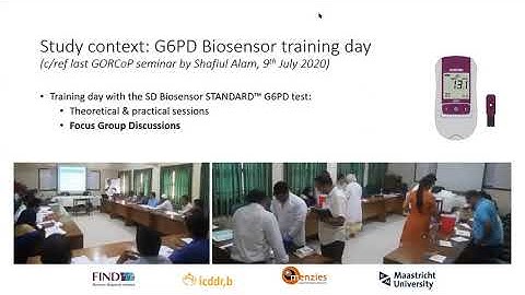 GORCoP: User perspectives on a quantitative G6PD test in Bangladesh