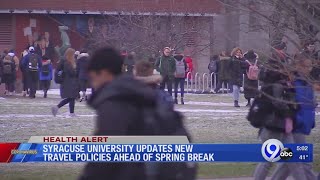 Syracuse University updates new coronavirus preparedness plans